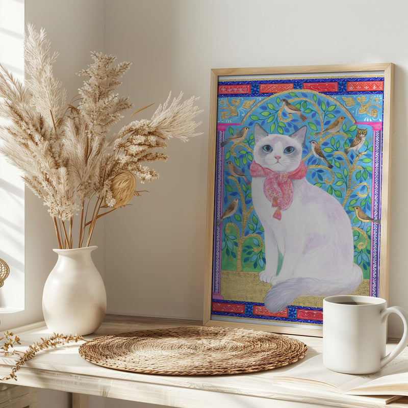 An Elegant Pussycat - Stretched Canvas, Poster or Fine Art Print I Heart Wall Art