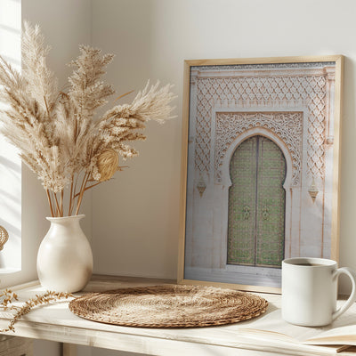 Moroccan Door - Stretched Canvas, Poster or Fine Art Print I Heart Wall Art