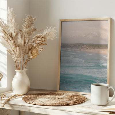 Bordeira's Beach - Stretched Canvas, Poster or Fine Art Print I Heart Wall Art