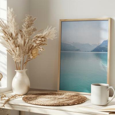 Lake Brienz - Stretched Canvas, Poster or Fine Art Print I Heart Wall Art