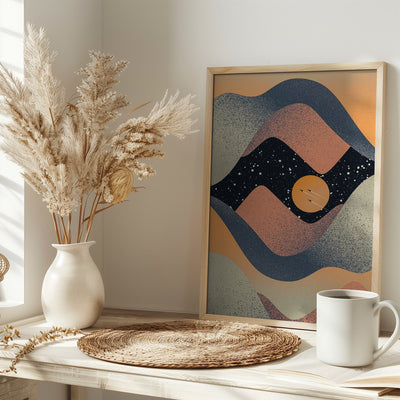 The Sand Dunes of Mars - Stretched Canvas, Poster or Fine Art Print I Heart Wall Art