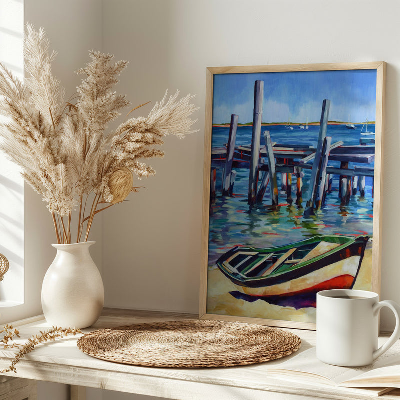 Capecodbay - Stretched Canvas, Poster or Fine Art Print I Heart Wall Art