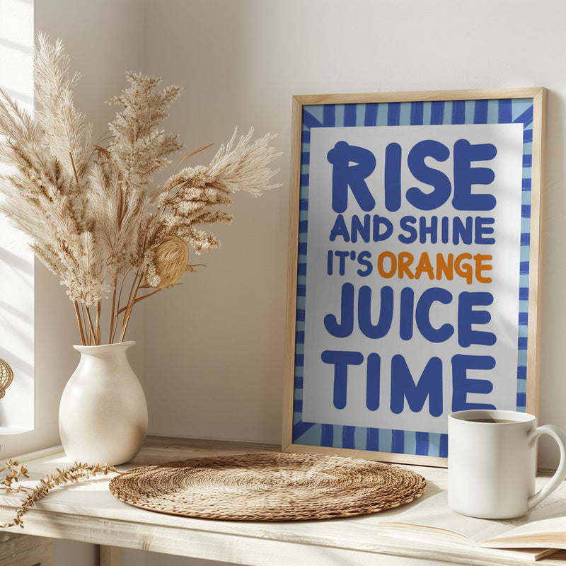 Morning Citrus Joy - Stretched Canvas, Poster or Fine Art Print I Heart Wall Art