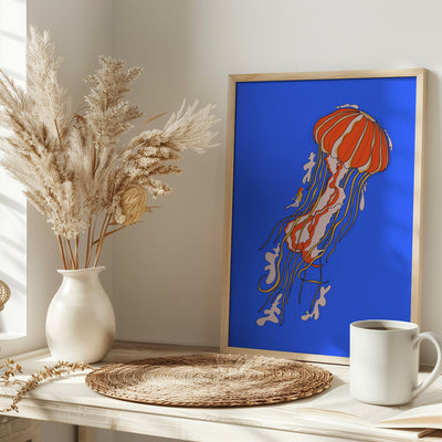 The Giant Jellyfish - Stretched Canvas, Poster or Fine Art Print I Heart Wall Art