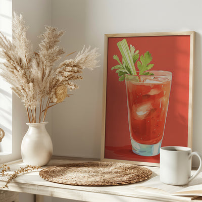 Bloody Mary - Jolly and Dash - Stretched Canvas, Poster or Fine Art Print I Heart Wall Art