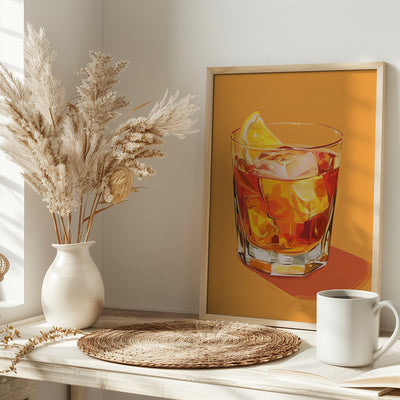 Negroni - Jolly and Dash - Stretched Canvas, Poster or Fine Art Print I Heart Wall Art