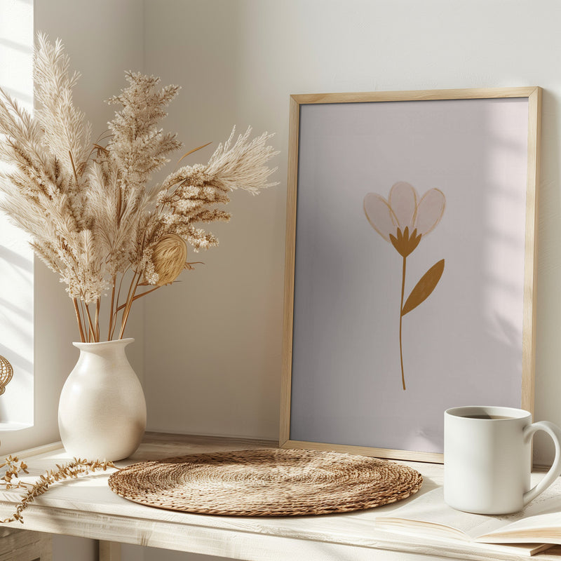 Flower - Stretched Canvas, Poster or Fine Art Print I Heart Wall Art