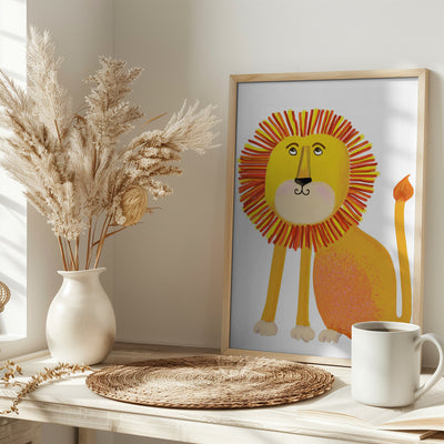 Lion - Stretched Canvas, Poster or Fine Art Print I Heart Wall Art