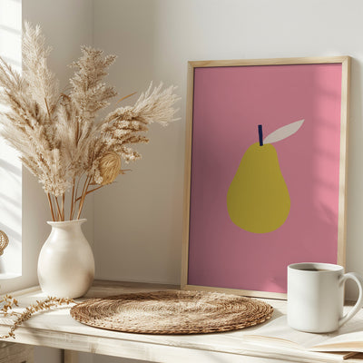 Pear - Stretched Canvas, Poster or Fine Art Print I Heart Wall Art