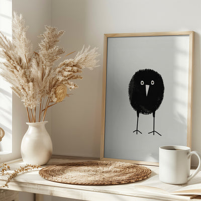 Little Blackbird - Stretched Canvas, Poster or Fine Art Print I Heart Wall Art