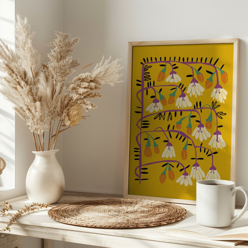 Matisse expression serenity yellow - Stretched Canvas, Poster or Fine Art Print I Heart Wall Art