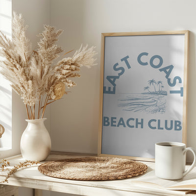 East Coast Beach Club - Stretched Canvas, Poster or Fine Art Print I Heart Wall Art