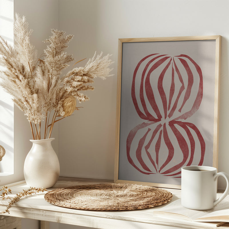 New Vase Line Art - Stretched Canvas, Poster or Fine Art Print I Heart Wall Art