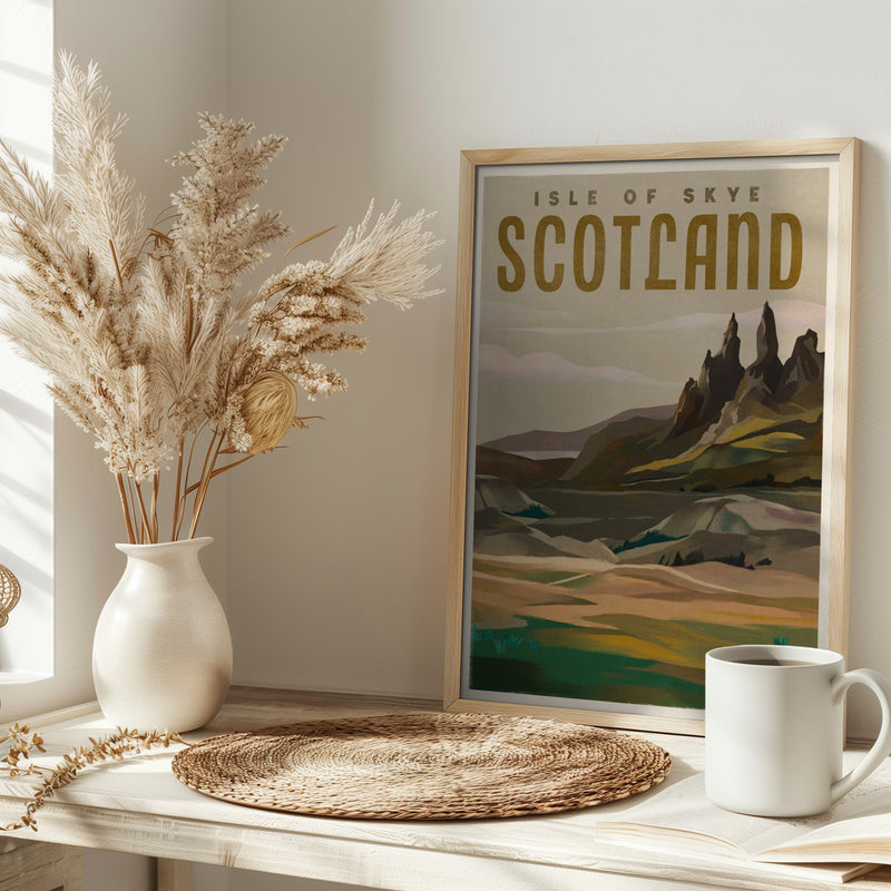 Isle of Skye Poster - Stretched Canvas, Poster or Fine Art Print I Heart Wall Art