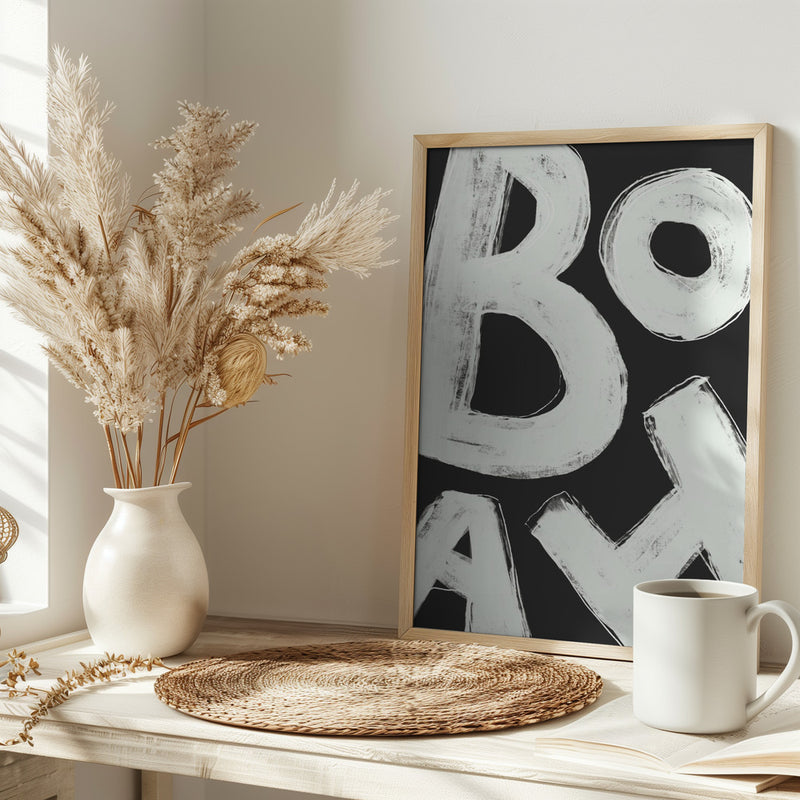 Sounds of Surprise – Boah - Stretched Canvas, Poster or Fine Art Print I Heart Wall Art