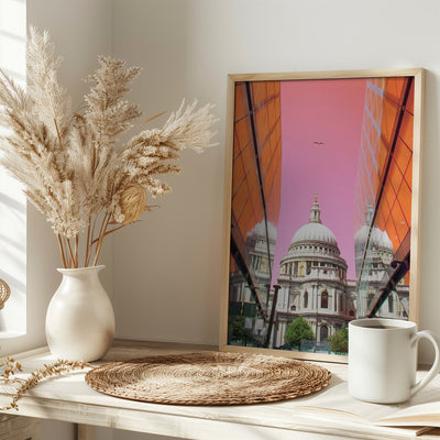 St Pauls View - Stretched Canvas, Poster or Fine Art Print I Heart Wall Art