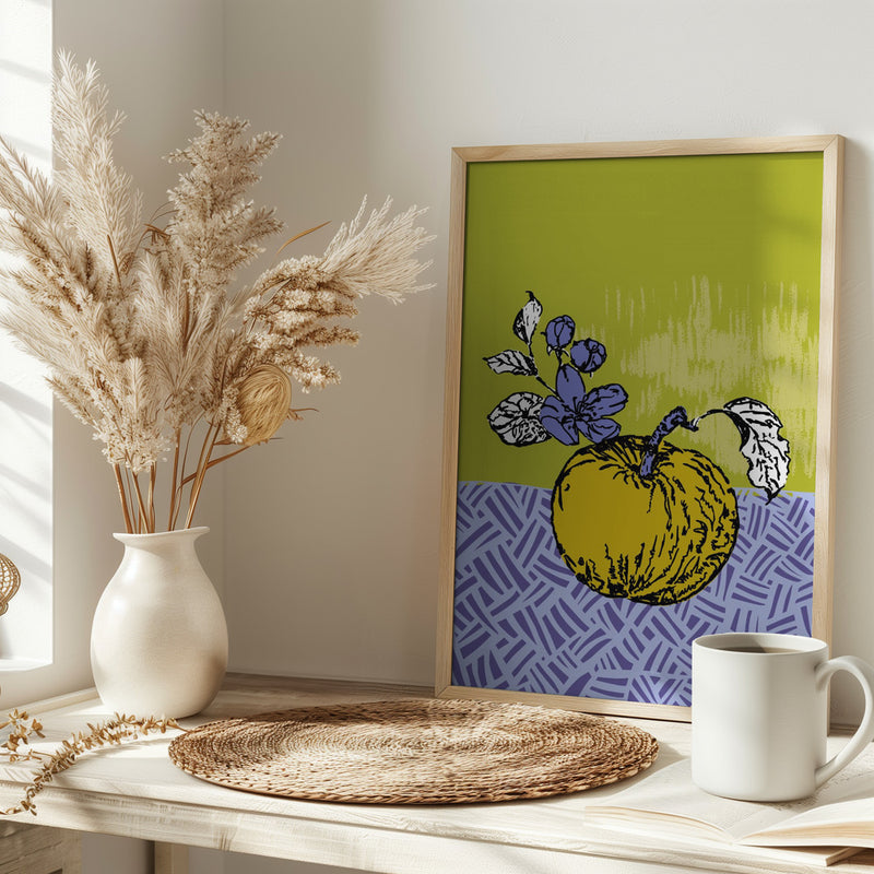 Super fruits – Apple temptation - Stretched Canvas, Poster or Fine Art Print I Heart Wall Art