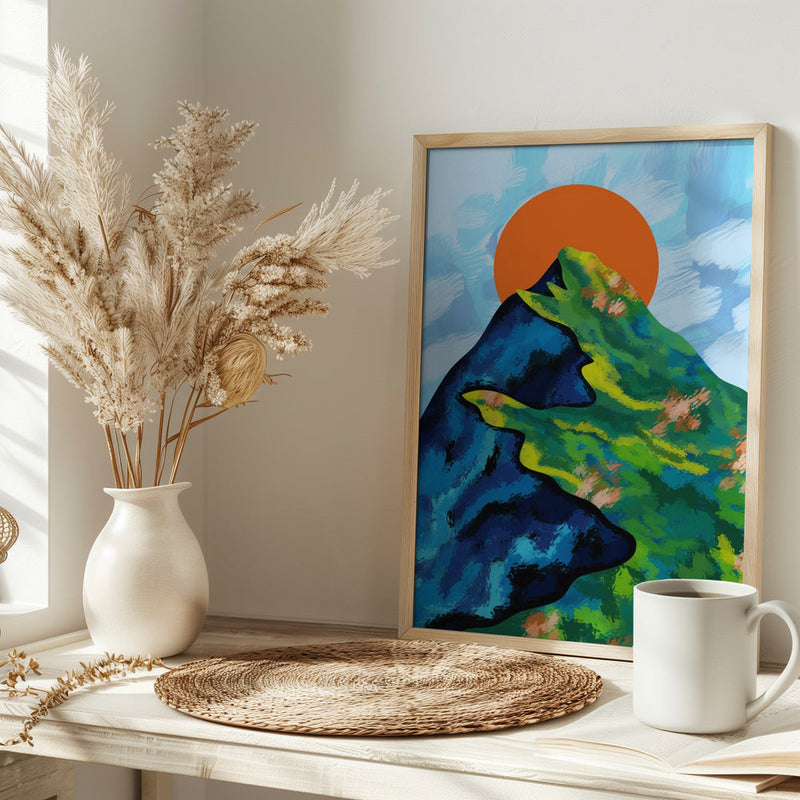 Bright Horizon - Stretched Canvas, Poster or Fine Art Print I Heart Wall Art
