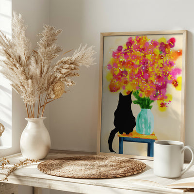 Cozy Corner Charm - Stretched Canvas, Poster or Fine Art Print I Heart Wall Art