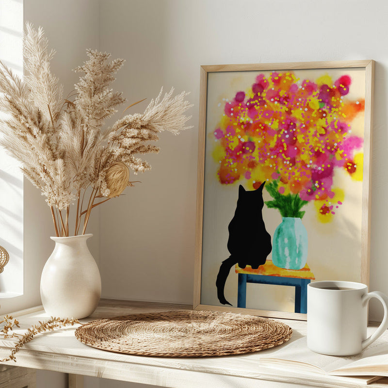 Cozy Corner Charm - Stretched Canvas, Poster or Fine Art Print I Heart Wall Art