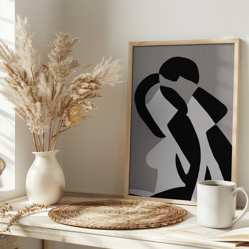 Lovers - Stretched Canvas, Poster or Fine Art Print I Heart Wall Art