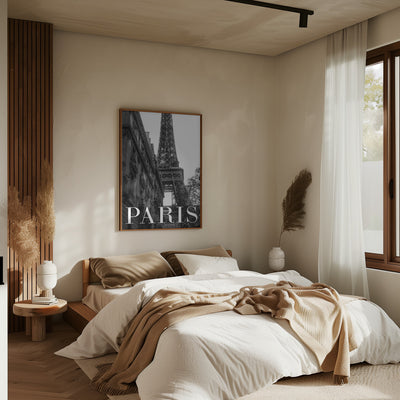 Paris Text 1 - Stretched Canvas, Poster or Fine Art Print I Heart Wall Art