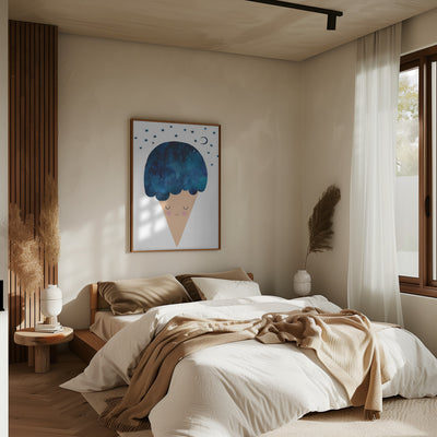 Sleep Well - Stretched Canvas, Poster or Fine Art Print I Heart Wall Art