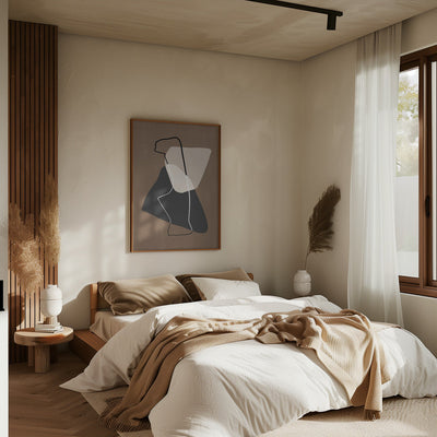 Abstract Silhouette - Stretched Canvas, Poster or Fine Art Print I Heart Wall Art
