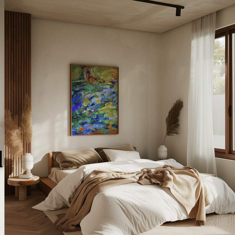 Nature Inspired Landscape - Stretched Canvas, Poster or Fine Art Print I Heart Wall Art