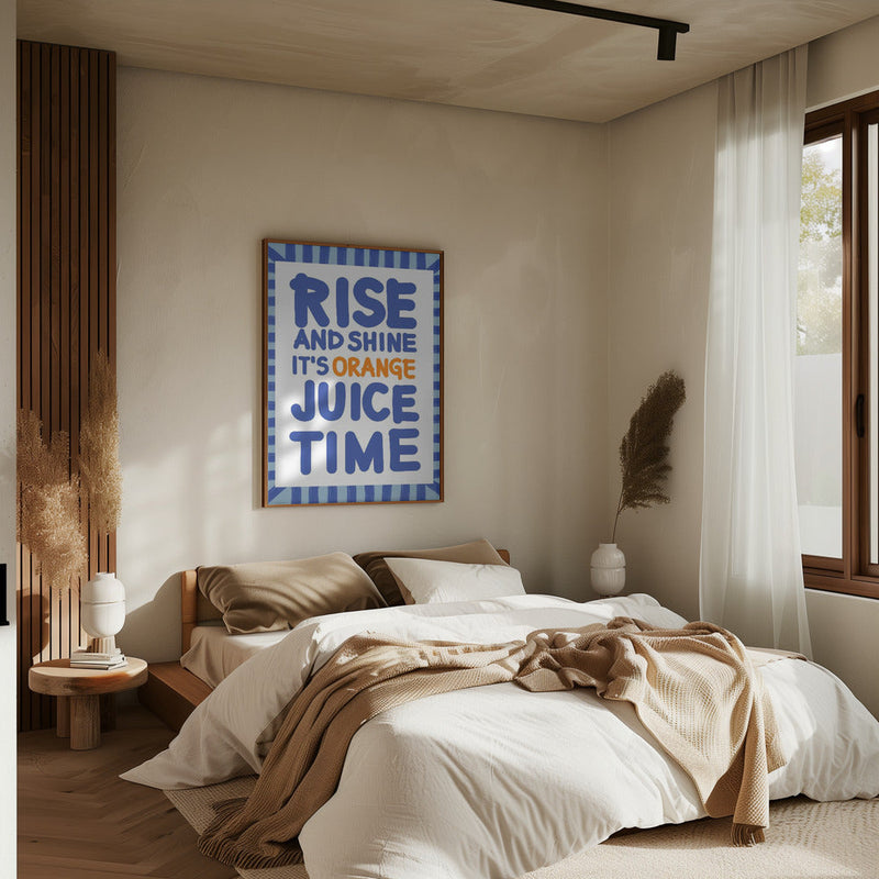 Morning Citrus Joy - Stretched Canvas, Poster or Fine Art Print I Heart Wall Art