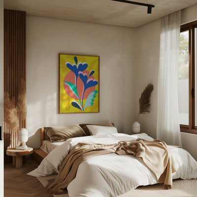 Floral Harmony - Stretched Canvas, Poster or Fine Art Print I Heart Wall Art