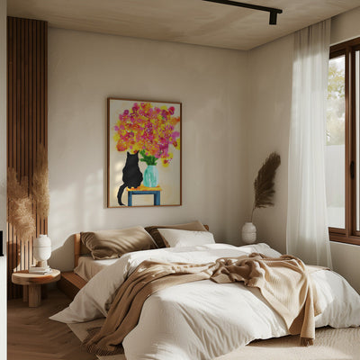 Cozy Corner Charm - Stretched Canvas, Poster or Fine Art Print I Heart Wall Art