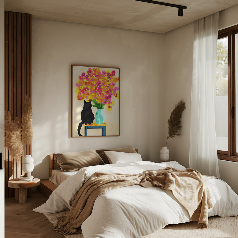 Cozy Corner Charm - Stretched Canvas, Poster or Fine Art Print I Heart Wall Art