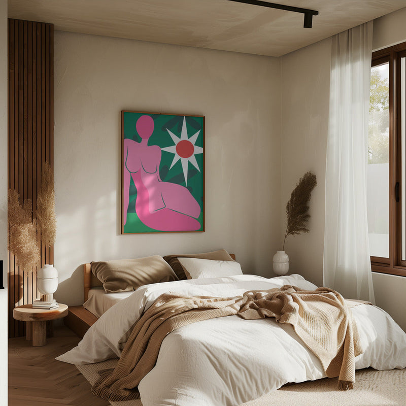 Pink Reverie - Stretched Canvas, Poster or Fine Art Print I Heart Wall Art