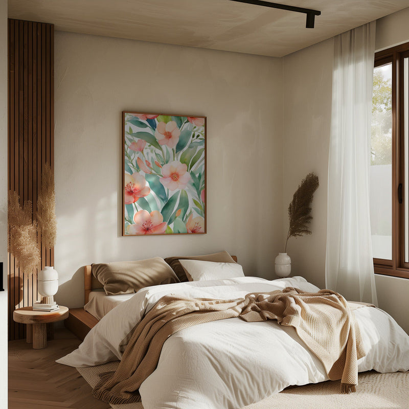 Fresh Spring Botanicals - Stretched Canvas, Poster or Fine Art Print I Heart Wall Art
