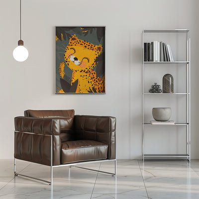 Little Leo - Stretched Canvas, Poster or Fine Art Print I Heart Wall Art