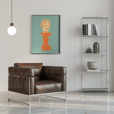 Head On Pedestal - Stretched Canvas, Poster or Fine Art Print I Heart Wall Art