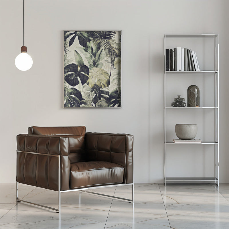I Jungle01x a 50x70xd - Stretched Canvas, Poster or Fine Art Print I Heart Wall Art