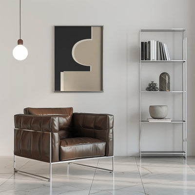 Abstract Graphic Shapes - Stretched Canvas, Poster or Fine Art Print I Heart Wall Art