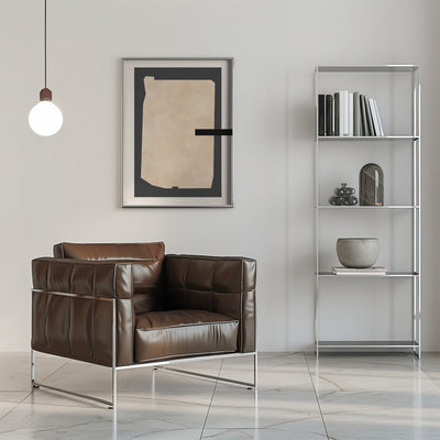 Abstract Beige Painting - Stretched Canvas, Poster or Fine Art Print I Heart Wall Art