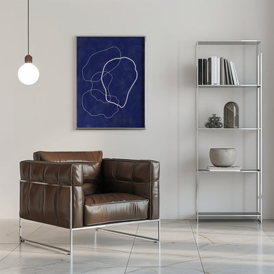 Minimalist Design with Organic Shapes - Stretched Canvas, Poster or Fine Art Print I Heart Wall Art