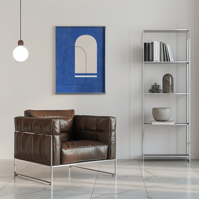 Geometric Echoes - Stretched Canvas, Poster or Fine Art Print I Heart Wall Art
