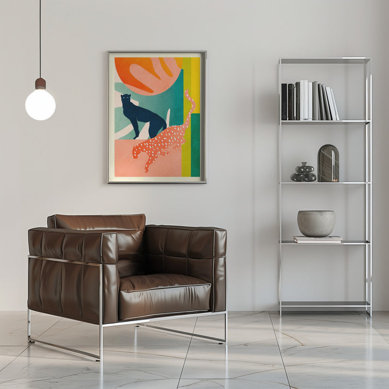 Spaces Leo Kopie - Stretched Canvas, Poster or Fine Art Print I Heart Wall Art