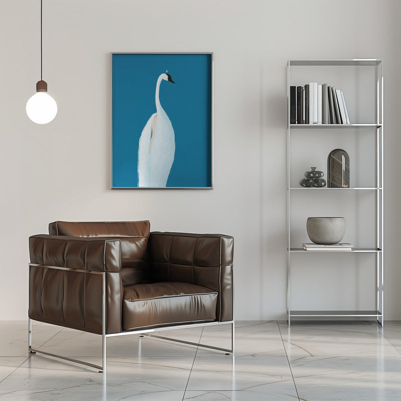 Swan Maybe - Stretched Canvas, Poster or Fine Art Print I Heart Wall Art