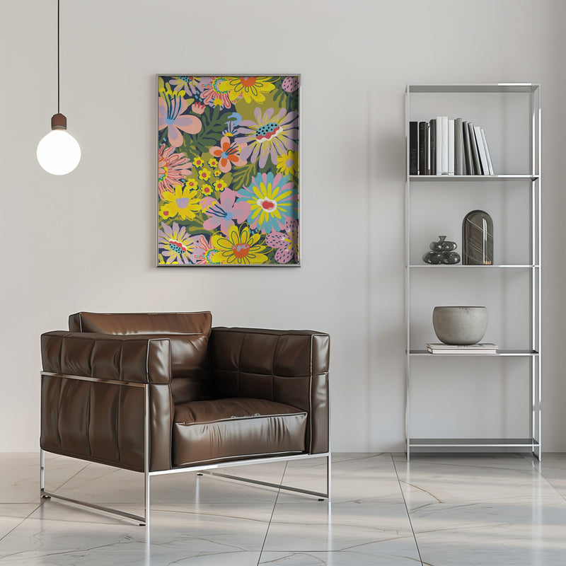 Enchanted blossoms - Stretched Canvas, Poster or Fine Art Print I Heart Wall Art