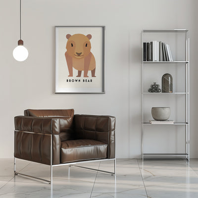 Bear - Stretched Canvas, Poster or Fine Art Print I Heart Wall Art