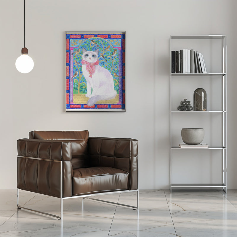 An Elegant Pussycat - Stretched Canvas, Poster or Fine Art Print I Heart Wall Art