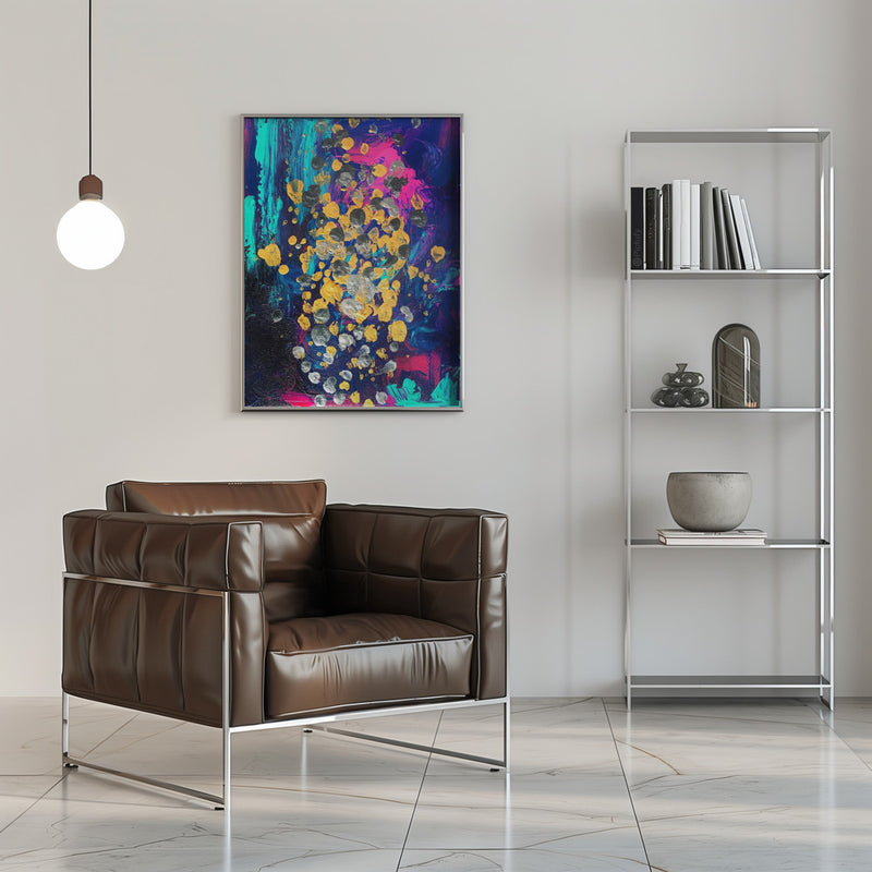 Dance Party - Stretched Canvas, Poster or Fine Art Print I Heart Wall Art