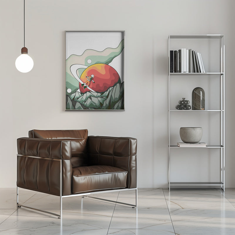 The Space Jump - Stretched Canvas, Poster or Fine Art Print I Heart Wall Art