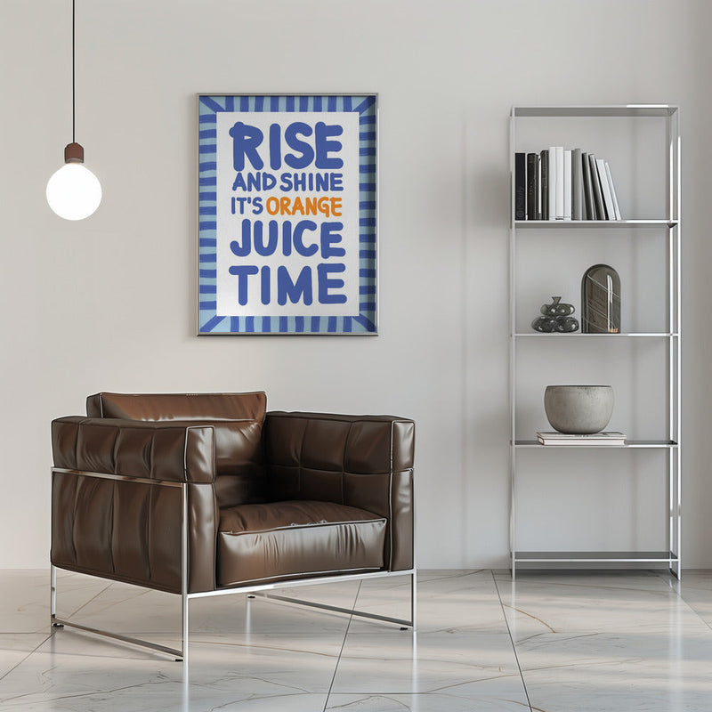 Morning Citrus Joy - Stretched Canvas, Poster or Fine Art Print I Heart Wall Art